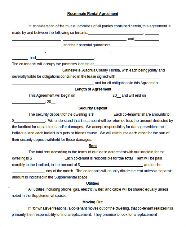 Free Rental Agreement Template - 24+ Free Word, PDF Documents Download ...