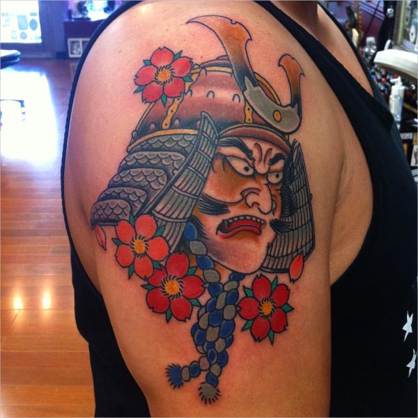 samurai tattoo design