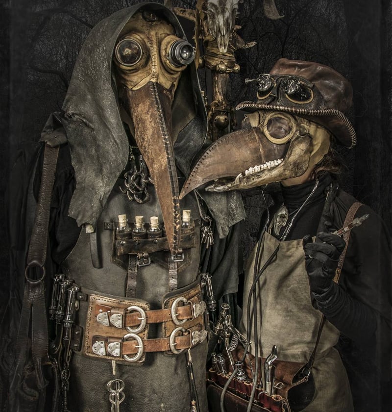 skulls gears steampunk artwork