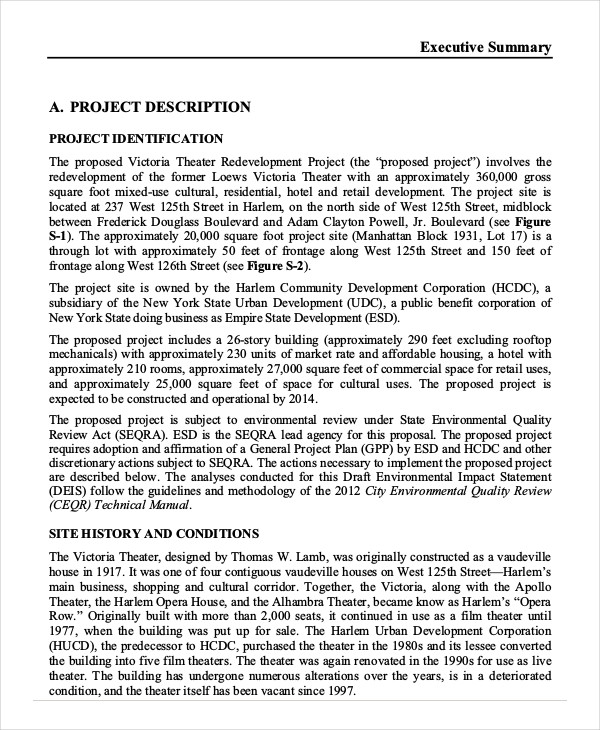 13 Executive Summary Templates In Word Google Docs Apple Pages PDF