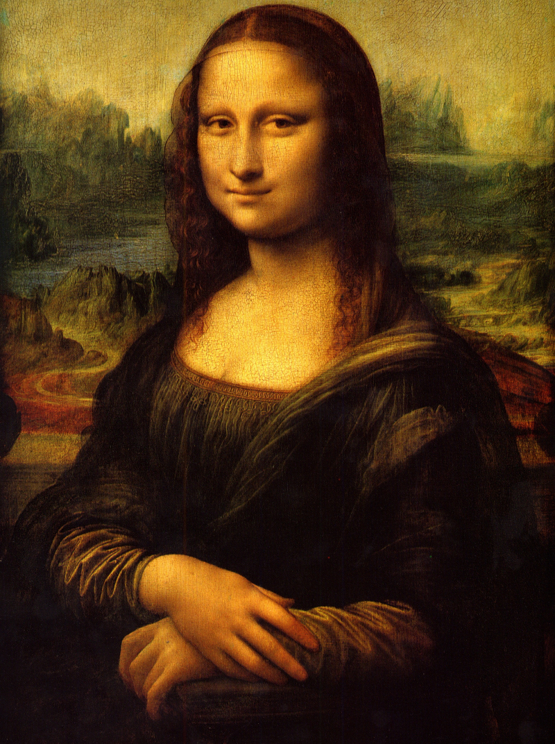 painting of mona lisa by leonardo da vinci