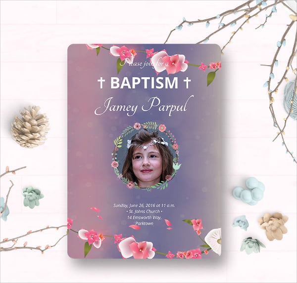 baptism invitation template