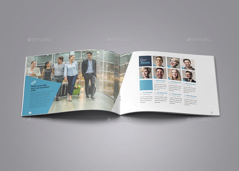 modern business landscape brochure