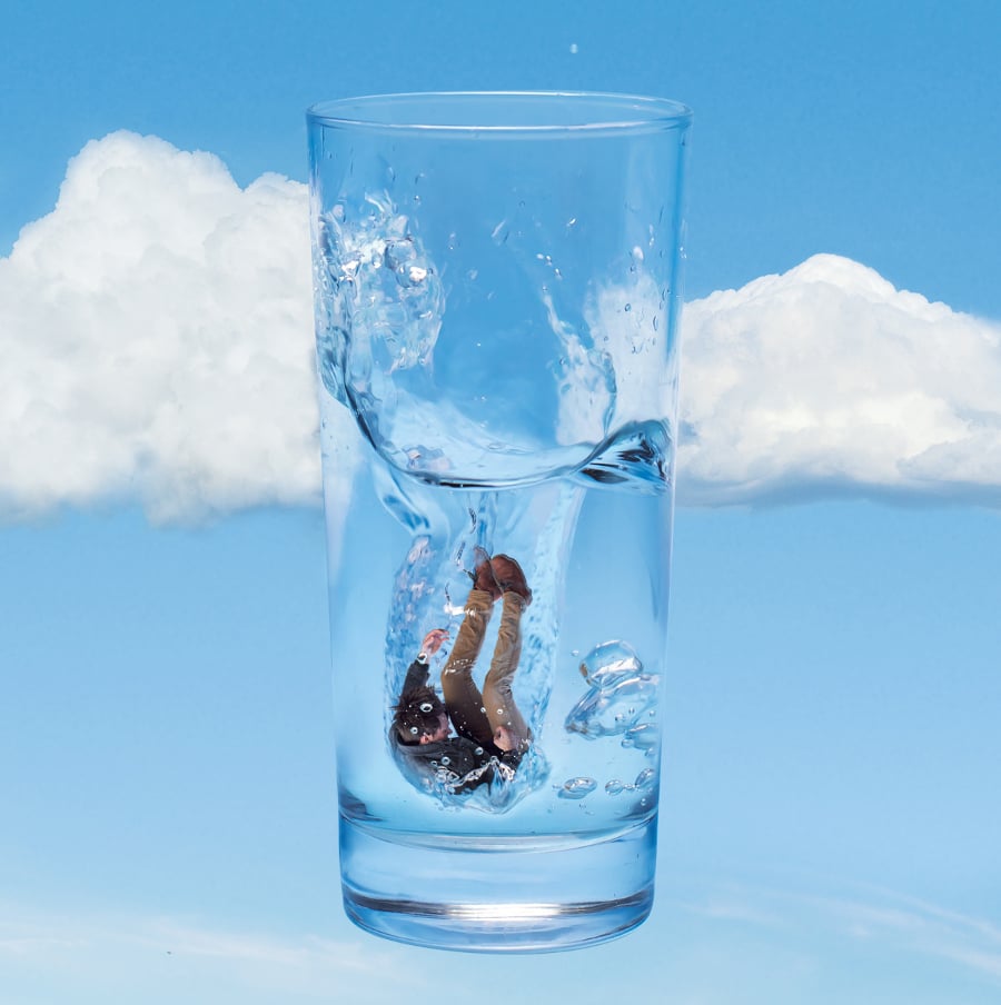 water glass surreal photography