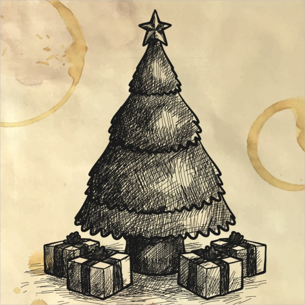 Featured image of post Pencil Easy Christmas Drawings