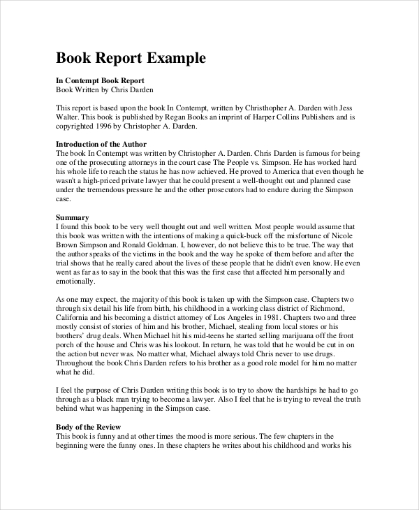 Book Report Ideas For High School How To Write A High School Book 