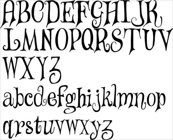 Free Printable Alphabet Letters Fonts