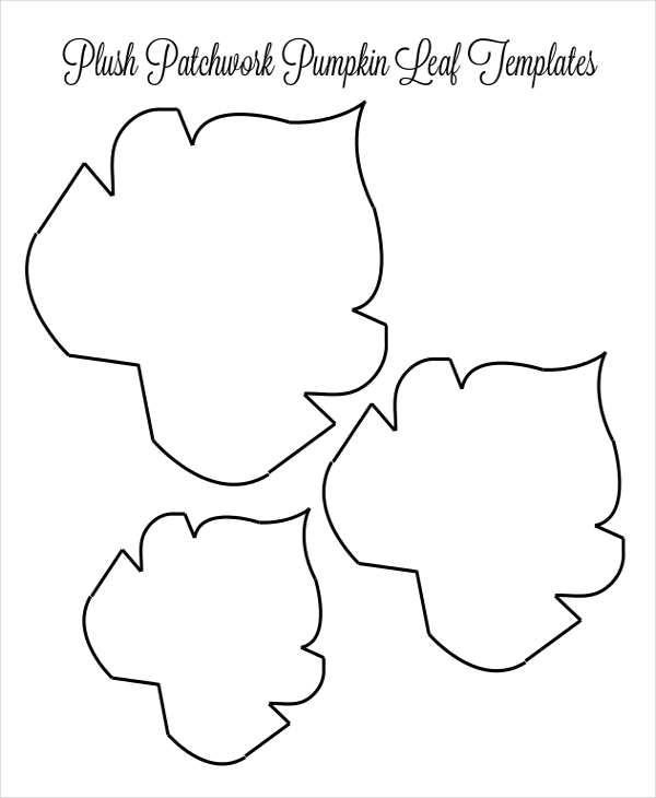 Free Printable Pumpkin Leaf Template Printable Templates