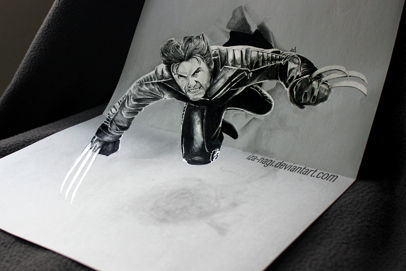 creative 3d sketches