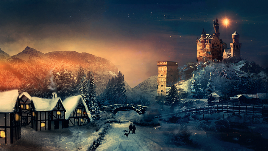 winter christmas wallpaper