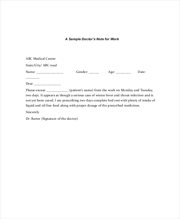 doctors note template 16 free word pdf psd documents