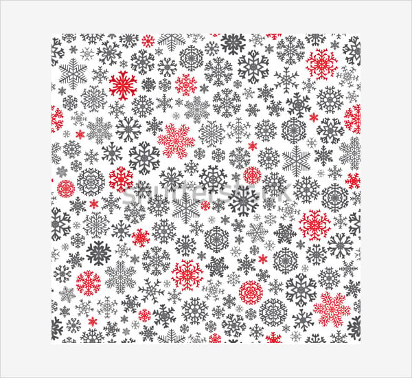 christmas seamless snowflake pattern