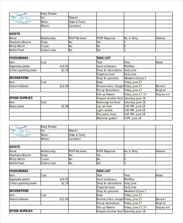 How to Make/Create a Baby Shower Planner [Templates + Examples] 2023