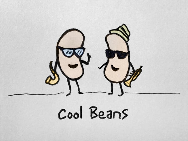 cool beans drawing