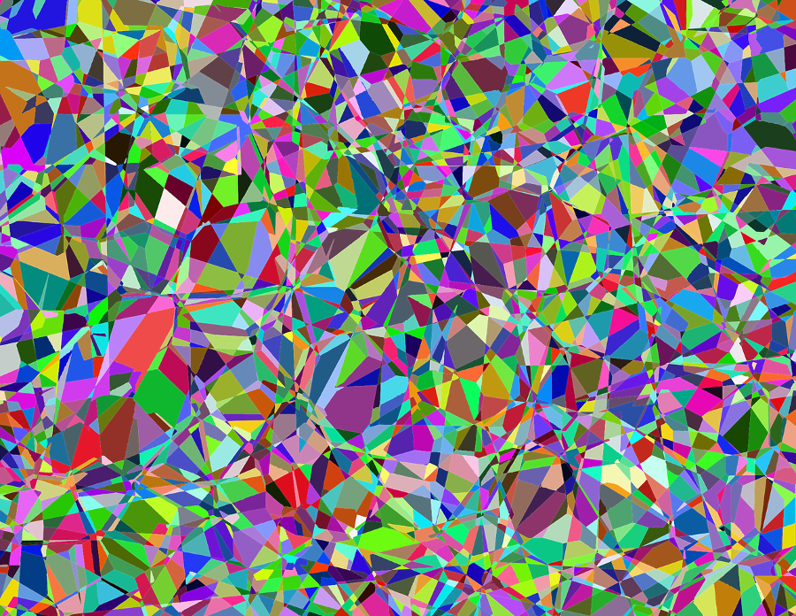 free vector prismatic poly background