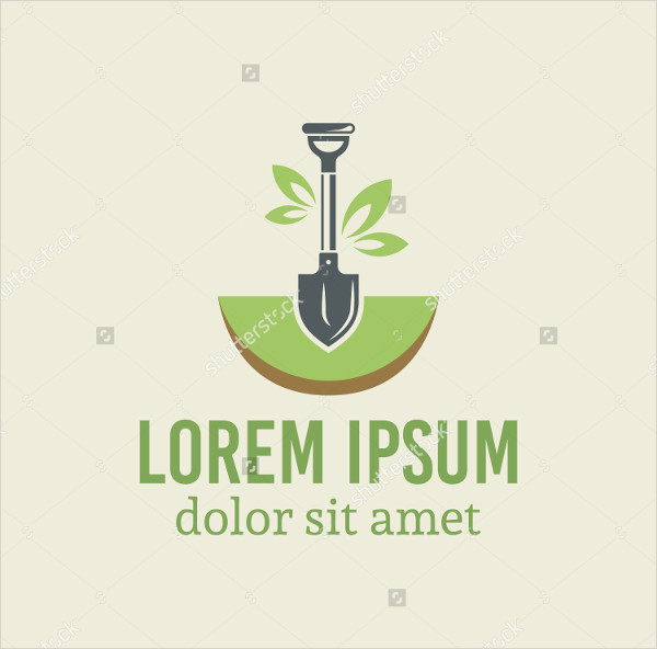 gardening logo template