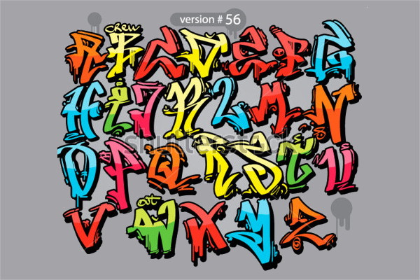 21+ Graffiti Alphabet Styles - Free PSD, EPS Format Download | Free ...