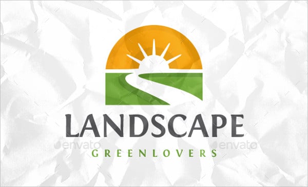 sun landscape logo