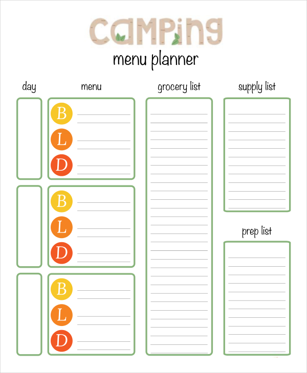 Meal Plan Template - 22+ Free Word, PDF, PSD, Vector Format Download ...