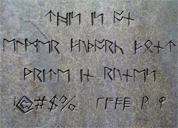 futhark runes font