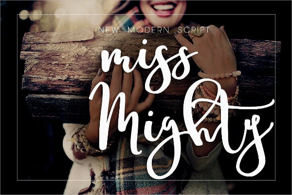 miss mighty font