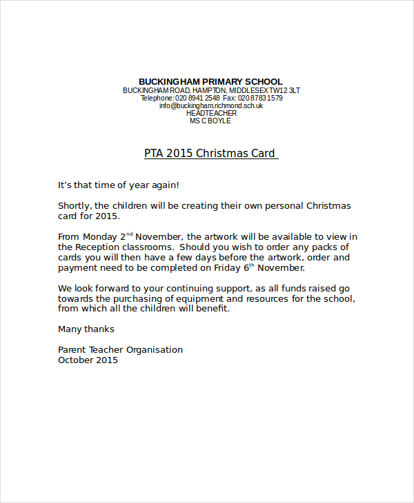Christmas Letter Template 13+ Free Word, PDF, PSD Documents Diwnload