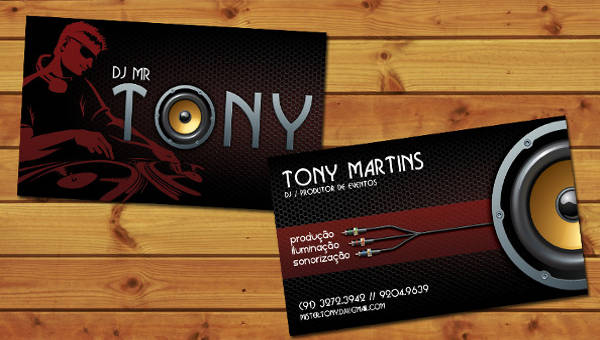 21+ DJ Business Card Templates - Ms Word, AI, InDesign, Apple Pages