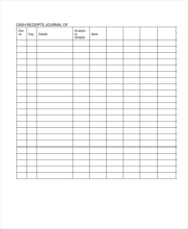 Cash Receipt Template 15 Free Word PDF Documents Download