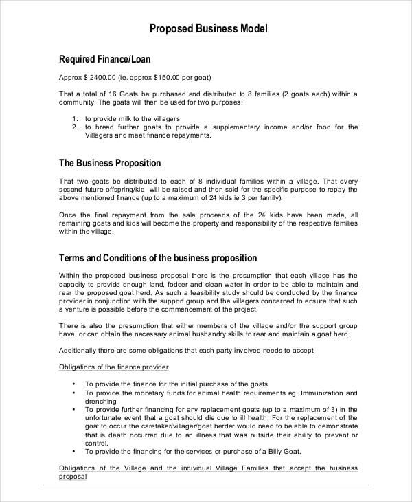 business service proposal template