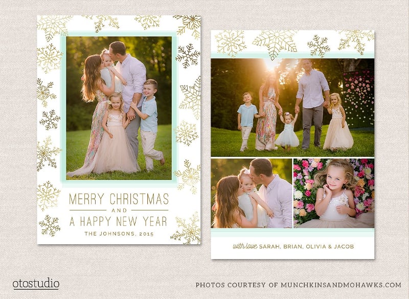 template for christmas photo card free downloads