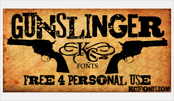 gunslinger-fancy-western-font
