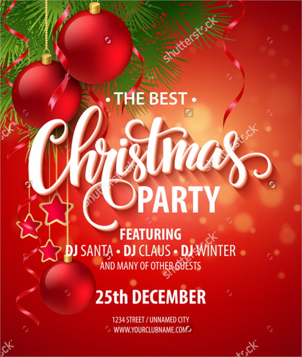 christmas party design template