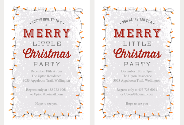 37+ Christmas Party Invitation Templates - PSD, Vector AI, EPS