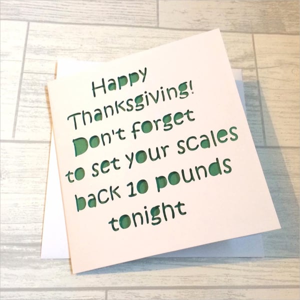 funny happy thanksgiving card