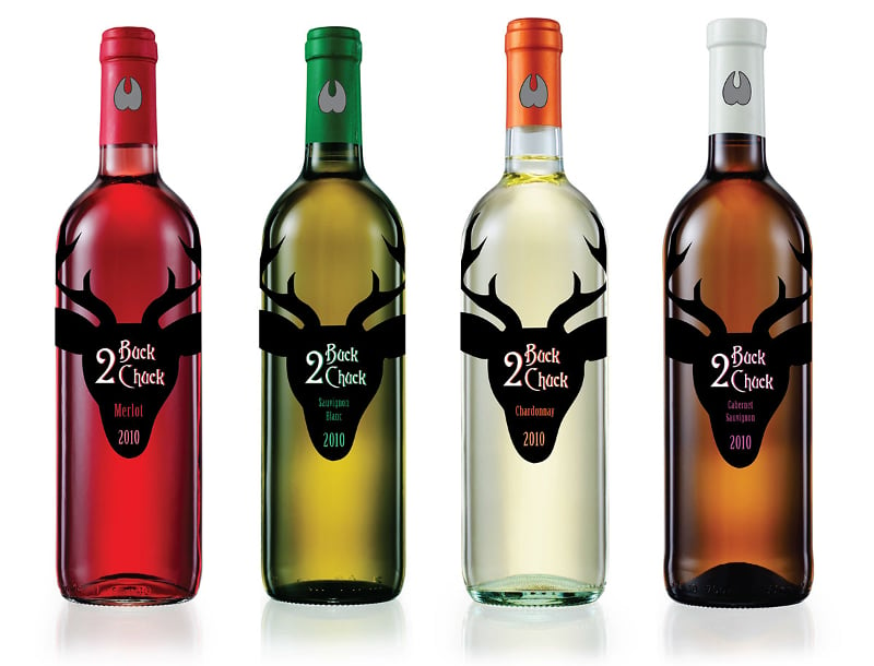 branding design wine bottle