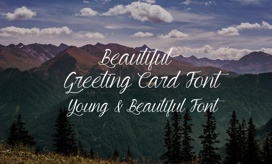 19+ Greeting Card Fonts