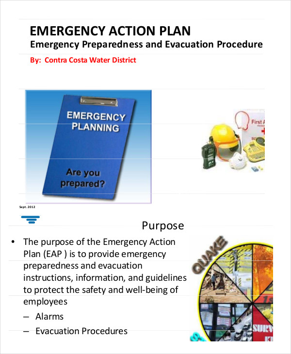 Emergency Action Plan Template 10+ Free Sample, Example, Format