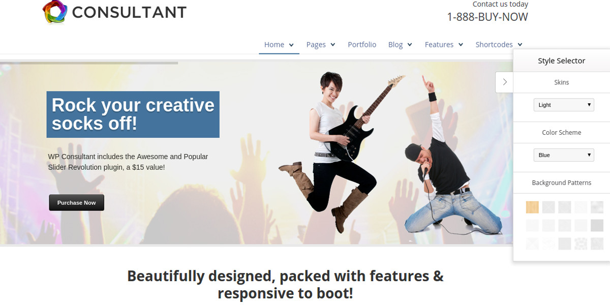 consulting responsive website template
