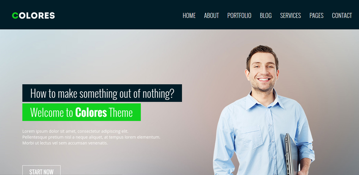 business consultancy website theme
