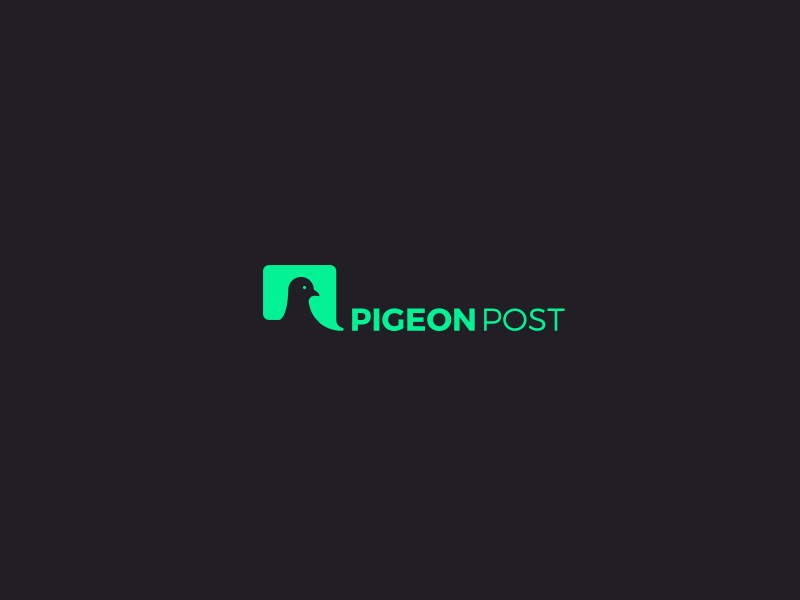 pigeon post animated logo