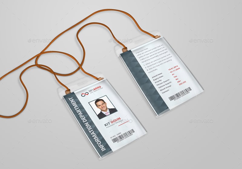 corporate id card design