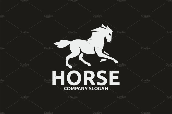 company-horse-logo-template