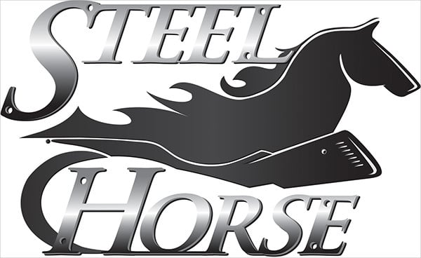 steel-horse-logo-design