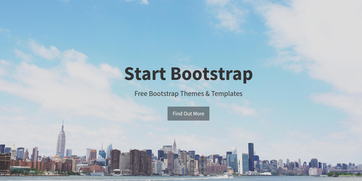 stylish one page bootstrap portfolio website theme