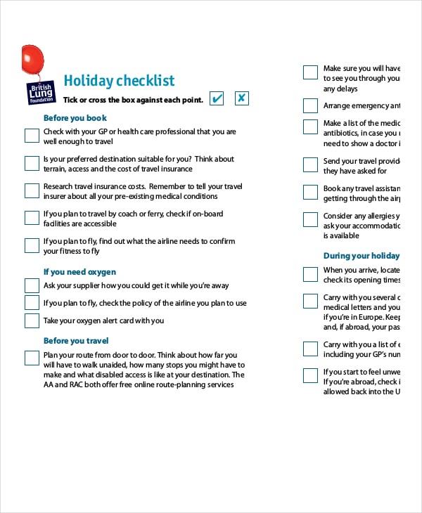 holiday-checklist-template