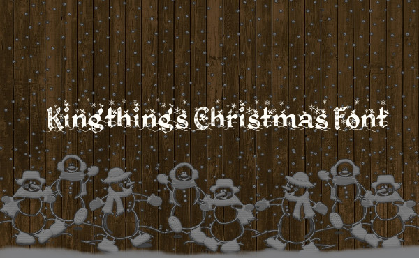 kingthings christmas font