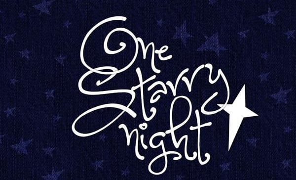 one starry night font