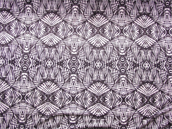 black white jersey geometric pattern
