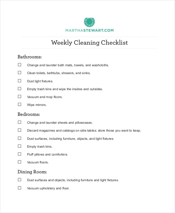 weekly-house-cleaning-checklist