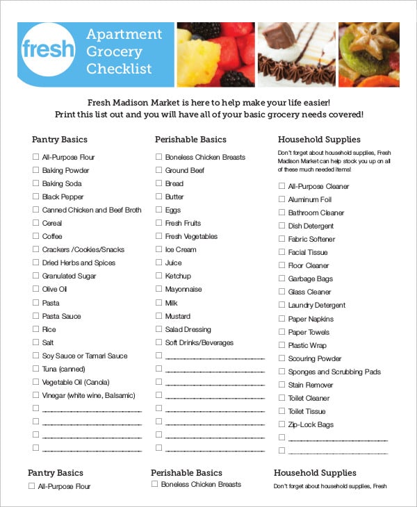 new apartment grocery checklist download